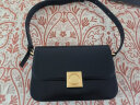 DISSONA【新年礼物】迪桑娜真皮豆腐包小众单肩斜挎包感腋下包小方包女 黑色-大号 实拍图