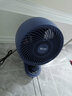 先科（SAST）免打孔厨房风扇壁挂电风扇挂壁式厕所壁扇循环扇家用挂墙卫生间遥控电扇浴室用墙壁摇头洗手间挂扇 蓝色机械款 实拍图