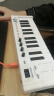 midiplusX8 X6 PRO 半配重MIDI键盘88 61 49键 专业编曲控制器键盘 25键白色X2 MINI【mini琴键】 +踏板 实拍图