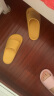 朴西香蕉船情侣凉拖鞋女夏浴室不易滑室内居家拖鞋男 黄色37-38 实拍图