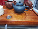 云涧堂 整块茶盘实木家用花梨木茶台简约茶海托盘 原木功夫茶具 鱼跃龙门50*30*4.5cm 实拍图
