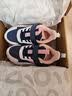 361°童鞋 儿童跑鞋26冬男女小童革面防风轻盈软弹保暖棉鞋 蓝28 实拍图