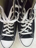 匡威（Converse）官方All Star经典帆布男女高帮休闲运动鞋黑色101010 101010/黑色 44 实拍图