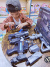 奥智嘉儿童电动声光玩具枪DIY磁力百变拼装模型3-6岁男孩生日礼物豪华版 实拍图