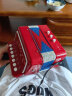 阿萨斯 儿童7键手风琴乐器玩具 音乐玩具早教音乐启蒙玩具 节日生日礼物 红色 晒单实拍图
