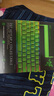 雷蛇（Razer）PBT/ABS键帽升级套件 樱桃配列 双色注塑 游戏机械键盘104透光含拔键器 PBT键帽+弹簧线炫绿 实拍图