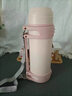 恩尔美（nRMEi）保温壶杯大容量女水壶婴儿外出宝宝冲奶粉家用便携户外热水瓶杯子 【304不锈钢】樱花粉+背带2L 实拍图