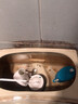 老式马桶水箱配件 连体坐便水箱水件 拍盖式排水阀带拉链冲水阀浮球进水阀 连体侧按钮套装 实拍图