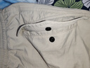 714street【轻薄透气】山系户外春夏季徒步登山伞兵裤长裤宽松束脚休闲裤男 浅杏色 M 实拍图