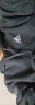 adidas情侣加绒加厚宽松连帽套头长袖卫衣男女阿迪达斯官方轻运动 碳黑 2XS 实拍图
