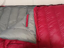 清然（QINGRAN）可伸手羽绒睡袋户外露营秋冬季加厚防寒保暖野外零下30度睡袋成人 1800g绒红色1个 实拍图