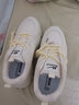 回力女鞋老爹鞋女款2025新款冬季加绒黑色鞋子爆款厚底增高运动鞋 米色【6cm超轻凹凹底】 39 实拍图