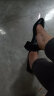 奥康（Aokang）女鞋单鞋牛皮女士粗跟气质百搭商务通勤黑皮鞋1234111027黑色36码 晒单实拍图