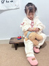 小马宝莉儿童棉拖鞋包跟冬季男童地板鞋女童毛毛家居鞋宝宝拖鞋儿童棉鞋 M101皮红 20 内长14cm 150码脚长13-13.5cm 实拍图