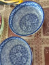 参宝韩国进口碗青花瓷碗陶瓷碗饭碗汤碗5英寸韩式碗两个装MD082*2 晒单实拍图