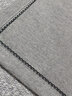 梓晨2024新款沙发垫四季通用防滑坐垫子简约布艺沙发罩套靠背盖布 棉馨-深灰色 70*70cm【适用于扶手/靠背】 实拍图
