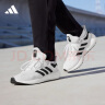 adidas PUREBOOST JET休闲通勤全掌boost跑步鞋男女阿迪达斯官方 白色/黑色 40.5 实拍图