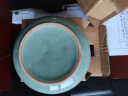 盛世泰堡 北欧创意圆形陶瓷烟灰缸父亲节礼物装饰摆件 哥窑烟灰缸绿色 实拍图