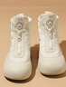 达芙妮（DAPHNE）东北雪地靴女款2024新款冬季加绒保暖大棉鞋厚底白色短靴子鞋子 米白色 跟高4CM 37 标准码 实拍图