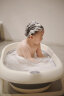 YEESOOM婴儿洗澡盆 宝宝浴盆可折叠大号浴桶加浴架浴床 家用新生儿童用品 晒单实拍图