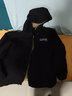 风尚锦绣连帽棉衣男春秋冬季羊羔绒宽松大码棉服男士加绒加厚棉袄纯棉外套 黑色 2XL 建议160-175 实拍图
