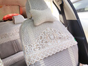 领誉汽车座套蕾丝坐垫全包半截坐椅套四季适用于凯美瑞日产天籁轩逸别克君越凯越GL8朗逸奥迪A6L宝马 VIP皇冠纹【五座上半截】 专车定制  3-5天发货 实拍图