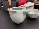 柏采汝窑茶杯 停产早期粉青 收藏级 高腰青荷杯主人杯 实拍图