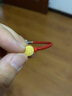 明牌珠宝黄金涂鸦生肖转运珠足金3D硬金串珠男女AFP0335定价 猴AFP0343 约0.87-1.09克 实拍图