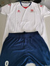 KELME /卡尔美定制足球服男套装比赛透气短袖V领组队服印字印号球衣 白红 XXXL 实拍图