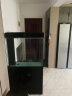 汉霸超白玻璃鱼缸 生态底滤循环系统 鱼缸客厅 家用智能懒人 水族箱 黑+黑 屏风款0.8米长x36cm宽x75cm+71cm高 实拍图