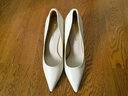 ZHR高跟鞋女春秋款性感优雅女鞋简约通勤细跟鞋子女 U09 米色 37  实拍图