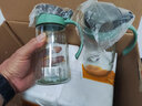 欣美雅防漏油罐壶厨房家用玻璃油壶大容量酱油瓶醋瓶油瓶壶套装醋壶大号 莫兰迪绿600毫升-两只+标签 实拍图