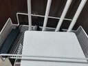 卡维瑞收纳置物架免打孔客厅墙上wifi路由器机顶盒投影仪挂壁放置架 【免打孔不伤墙-90%选择】白色 实拍图