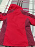 探拓（TECTOP）三合一两件套户外服 加厚防寒保暖女外套抓绒内胆  中国红 XL 实拍图
