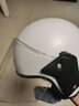 电动车头盔四季通用可拆围脖秋冬骑行保暖防风防寒电瓶车安全帽男 【新国标】白色+可拆围脖 实拍图