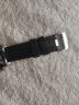 恩玺硅胶手表带适配鲁美诺斯 Luminox 雷美诺时 橡胶表带23MM 黑色--银扣 23mm 实拍图