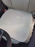怡揽汽车坐垫四季通用亚麻纤维麻防滑免绑单垫座垫屁垫清凉透气三件套 温馨米-麻-单片 实拍图