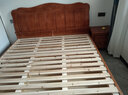 沐晨 床 实木床1.8x2米现代中式主卧大床高箱可储物家用单双人床婚床 床+床头柜*2+10cm护脊椰棕床垫 1800mm*2000mm 气压床 实拍图