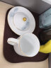 千峰越瓷国瓷陶瓷茶杯带盖把手碟子男士高档家用会议办公室用泡茶领导送礼 望海潮万宇杯430ml 实拍图
