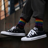 匡威（Converse）经典帆布鞋男 AllSTAR 透气休闲鞋子 黑色运动板鞋女 101001 37.5 实拍图