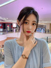 聚利时（Julius）手表女时尚女士石英表防水小巧女表学生女士手表544 棕色-E 实拍图