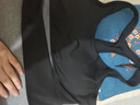 简拉熊 运动文胸内衣女瑜伽服文胸健身服防震高强度跑步防下垂运动背心 星耀黑M码【85-110斤】 实拍图