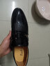 觅艳男士商务正装内增高皮鞋男透气韩版真皮休闲英伦男鞋子青年结婚鞋 黑色（增高款6CM） 42 实拍图