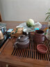 肖字和德 茶具配件绑壶绳编织茶壶绳子绑系壶盖紫砂茶壶盖绳子创意 绿色镀银福茶壶-绑壶绳 实拍图