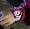 名瑞新款儿童手表女孩石英表学生手表防水夜光指针环保表带男孩男童表 紫玫红宝宝款 实拍图