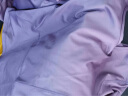 沐诗绮新款瑜伽服女套装户外运动健身服宽松显瘦弹力速干衣跑步套装 紫色五件套 M(90-108斤) 实拍图