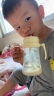 可可萌（COCOME）直通吸管奶瓶ppsu2岁以上大宝宝耐咬直吸式奶瓶3-6岁280ML奶白黄 实拍图