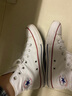 匡威（Converse）男鞋女鞋 ALL STAR系列经典帆布鞋休闲情侣休闲鞋学生板鞋 【厚底增高】中性低帮帆布鞋 A06557 39 实拍图