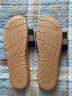和居家  亚麻拖鞋男居家夏季情侣家用室内地板简约舒适日式防滑凉拖鞋女 蓝色(鞋带颜色随机发) 42/43码 晒单实拍图
