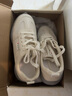 回力瑞踩屎感透气网面小白鞋女夏季薄款阿甘网鞋女士夏天配裙子的运动鞋 米灰 36 实拍图